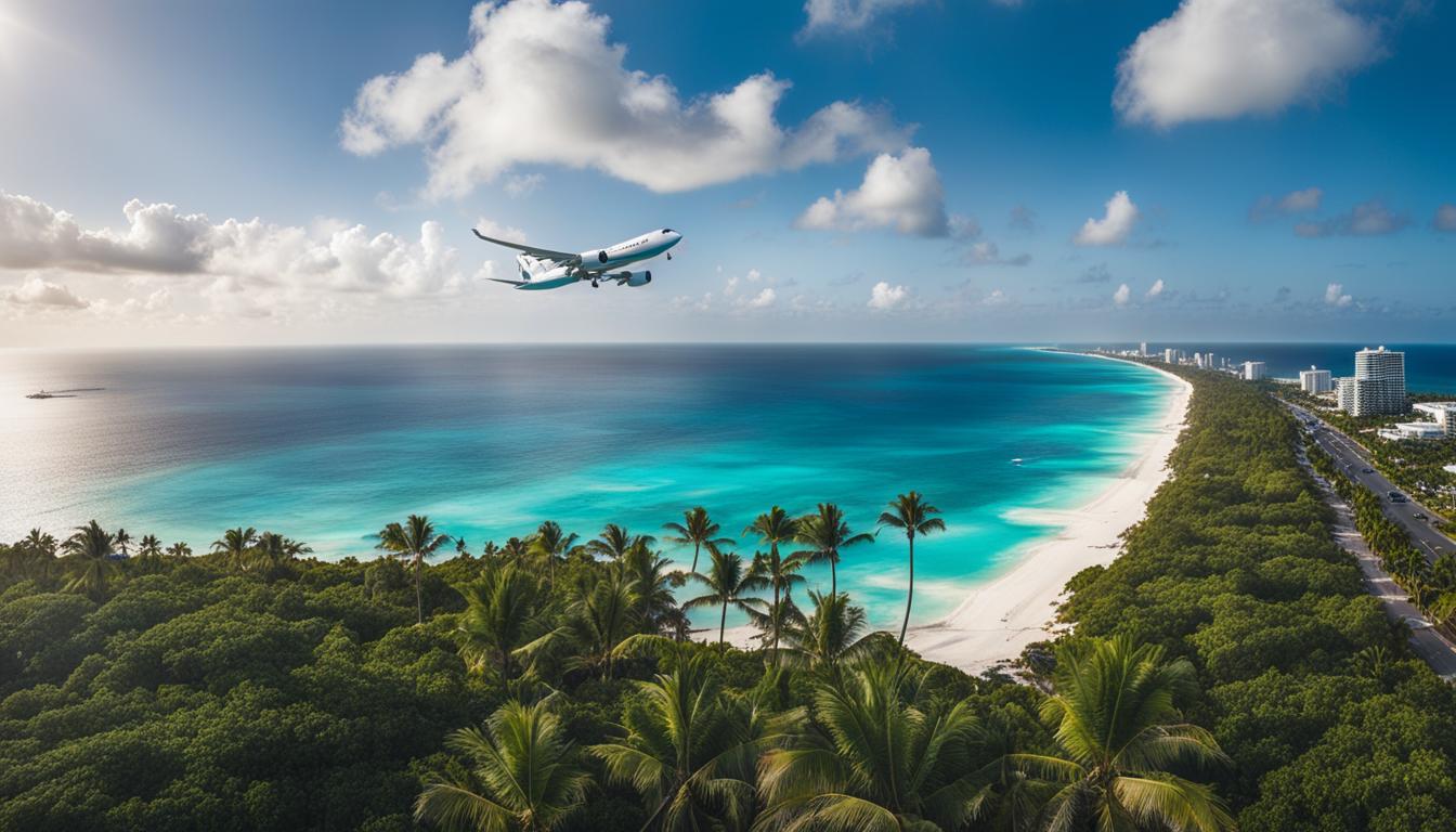 como llegar al aeropuerto de cancun