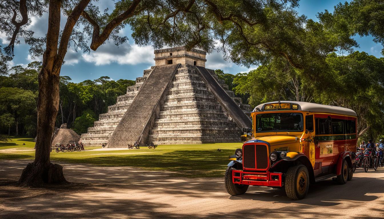 como llegar de merida a chichen itza