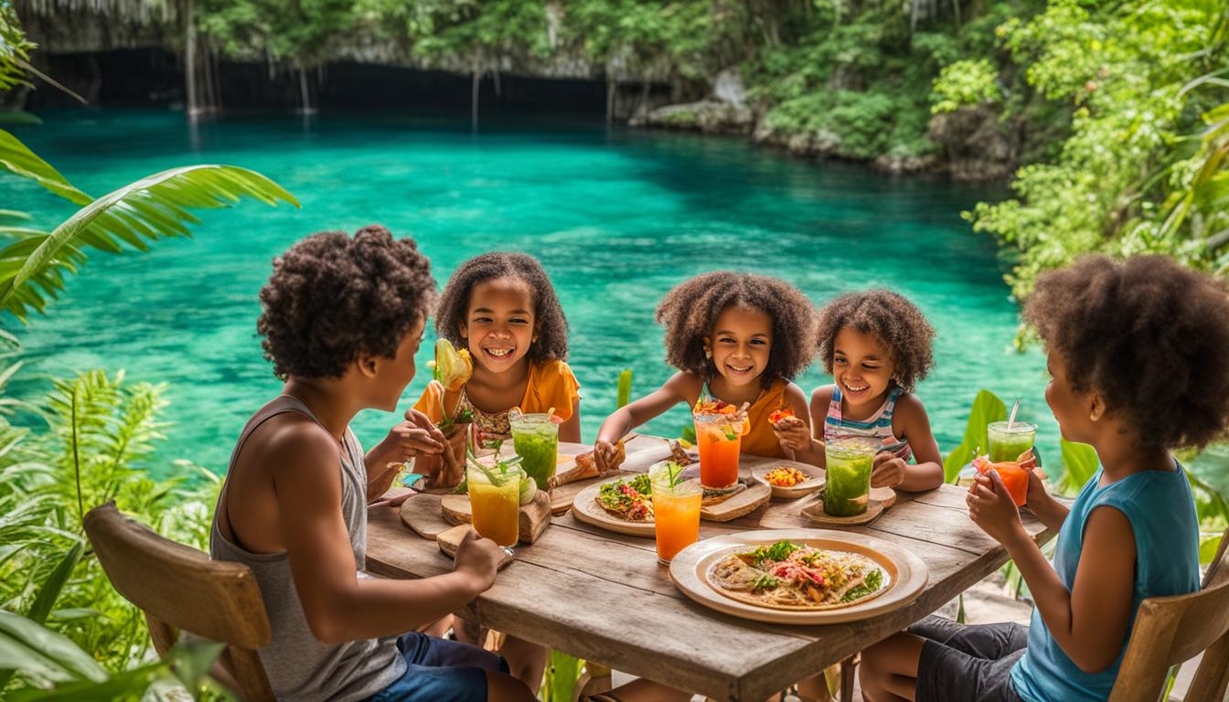 mejores lugares para comer con niños en bacalar